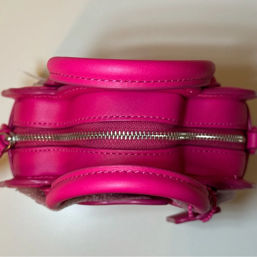 Coach Tea Rose Crossbody in Dragonfruit - Picture 4 of 12